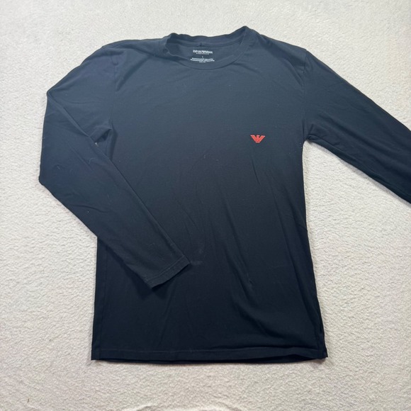 Emporio Armani Underwear Other - Emporio Armani Underwear Long Sleeve Shirt Mens Large Black Eagle GA Logo Tee
